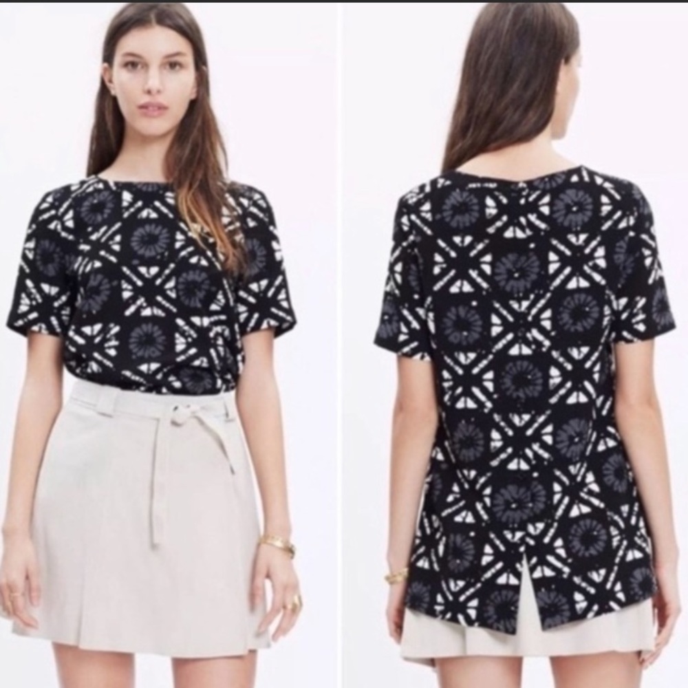 Madewell Industry Button Back Top